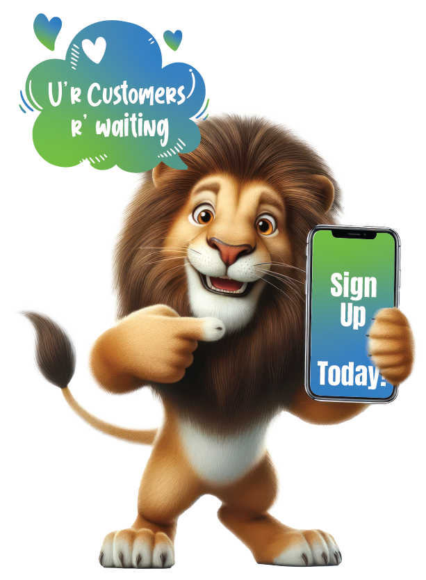 simba customer sign up call to action