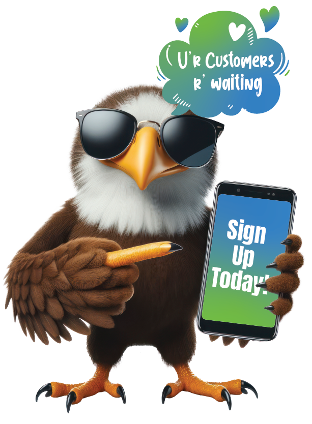 hawk customer sign up call to action