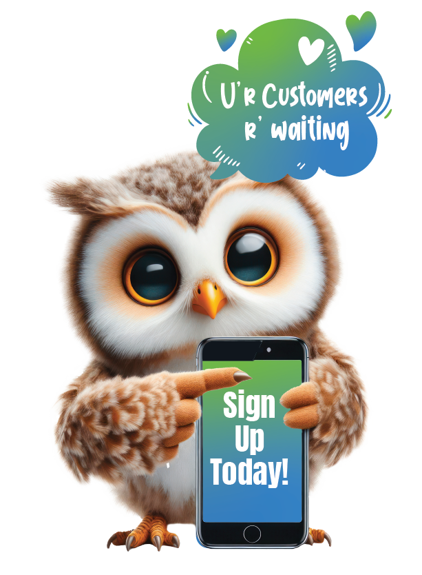 own customer signup call to action