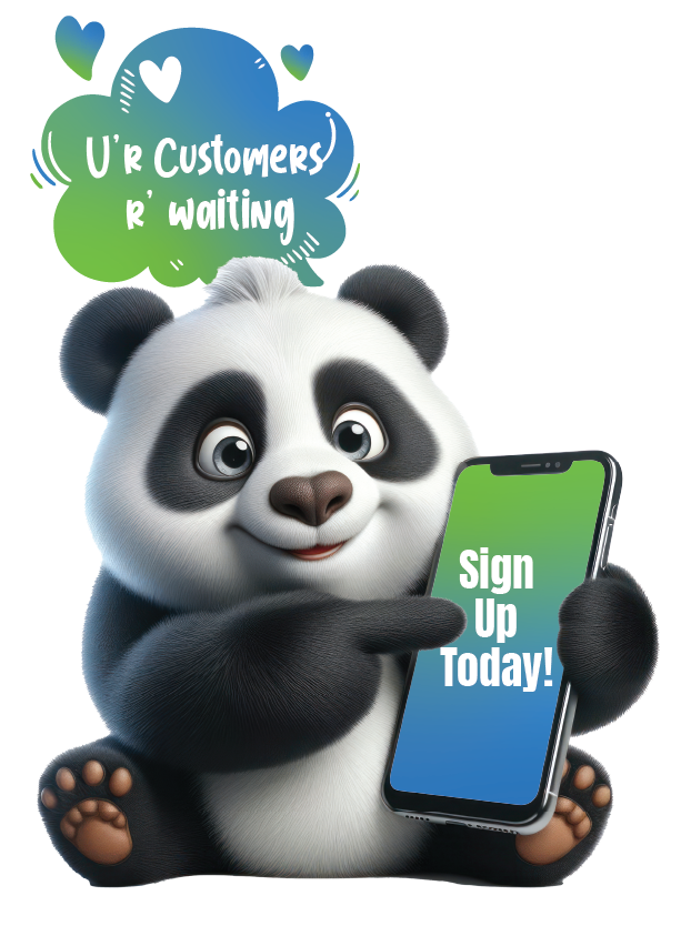 panda customer signup call to action